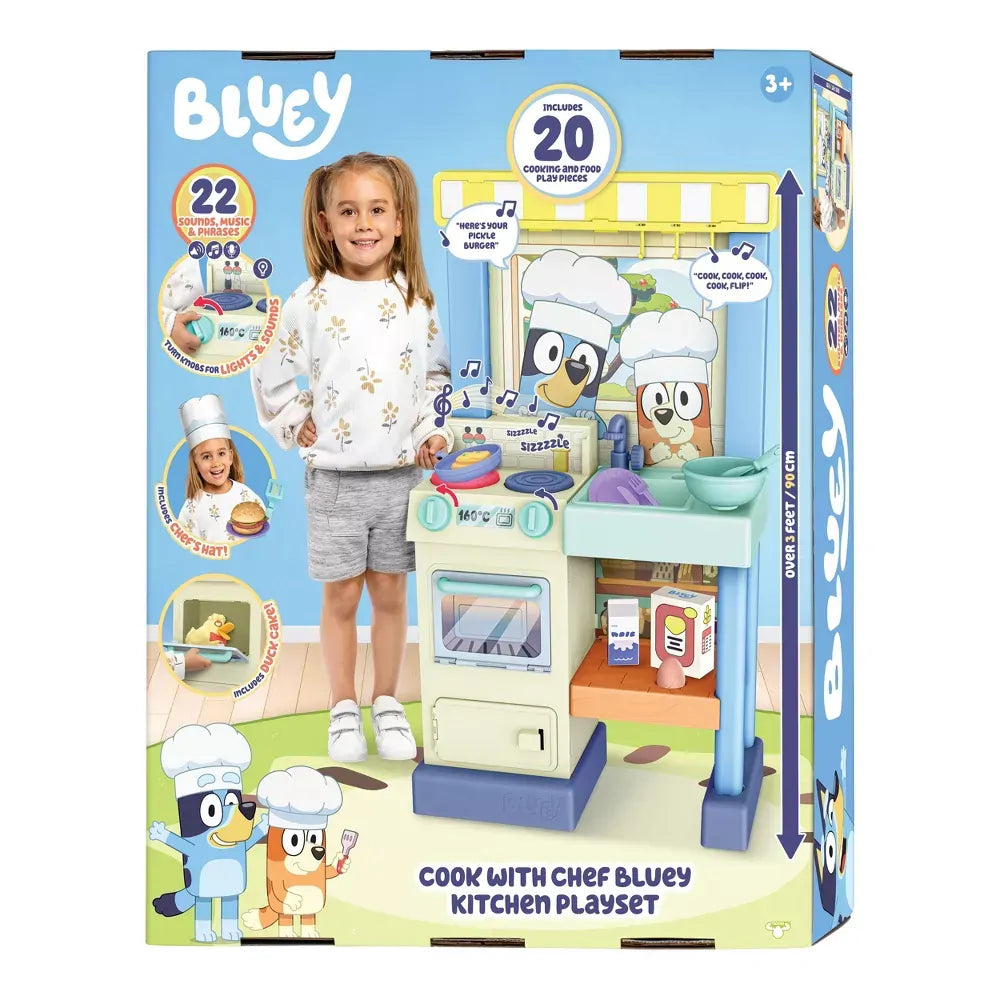 Bluey - Cook With Chef Bluey Kitchen Playset