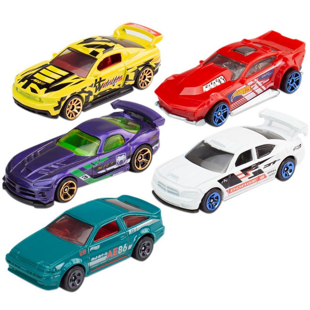 Hot Wheels Vehicles 1:64 5 Pack - HW Drift