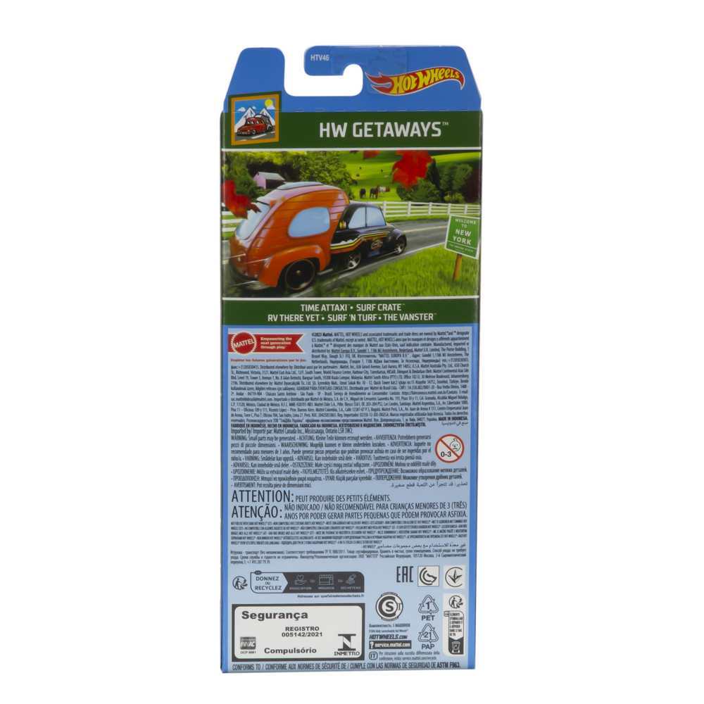 Hot Wheels Vehicles 1:64 5 Pack - HW Getaways