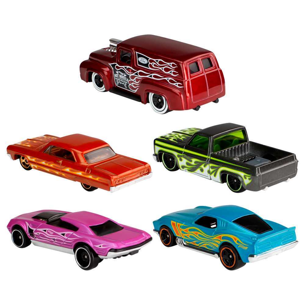 Hot Wheels Vehicles 1:64 5 Pack - HW Flames