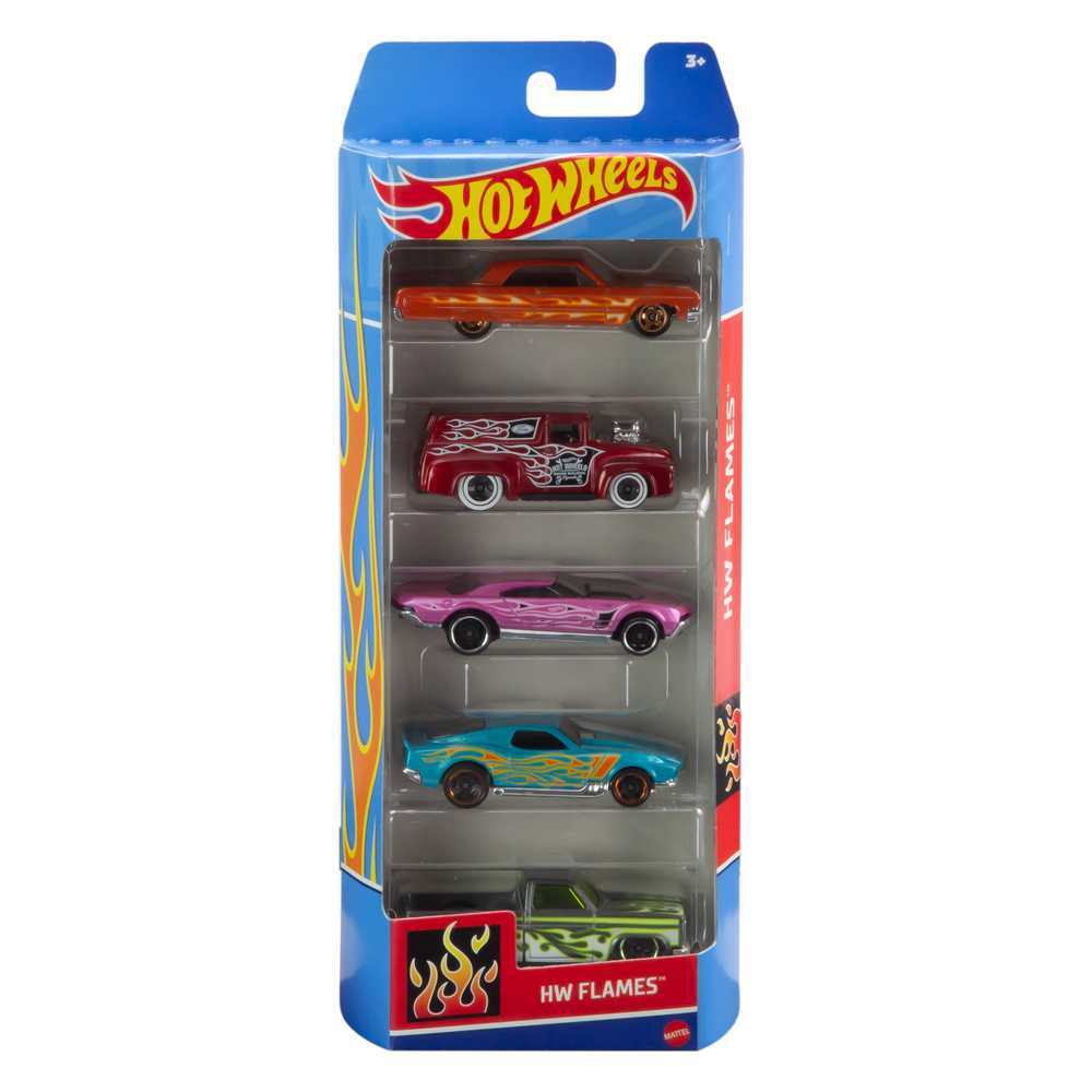 Hot Wheels Vehicles 1:64 5 Pack - HW Flames