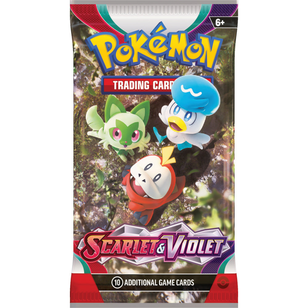 Pokemon TCG -  Scarlet & Violet Booster Pack Assorted (Single Blister Pack)