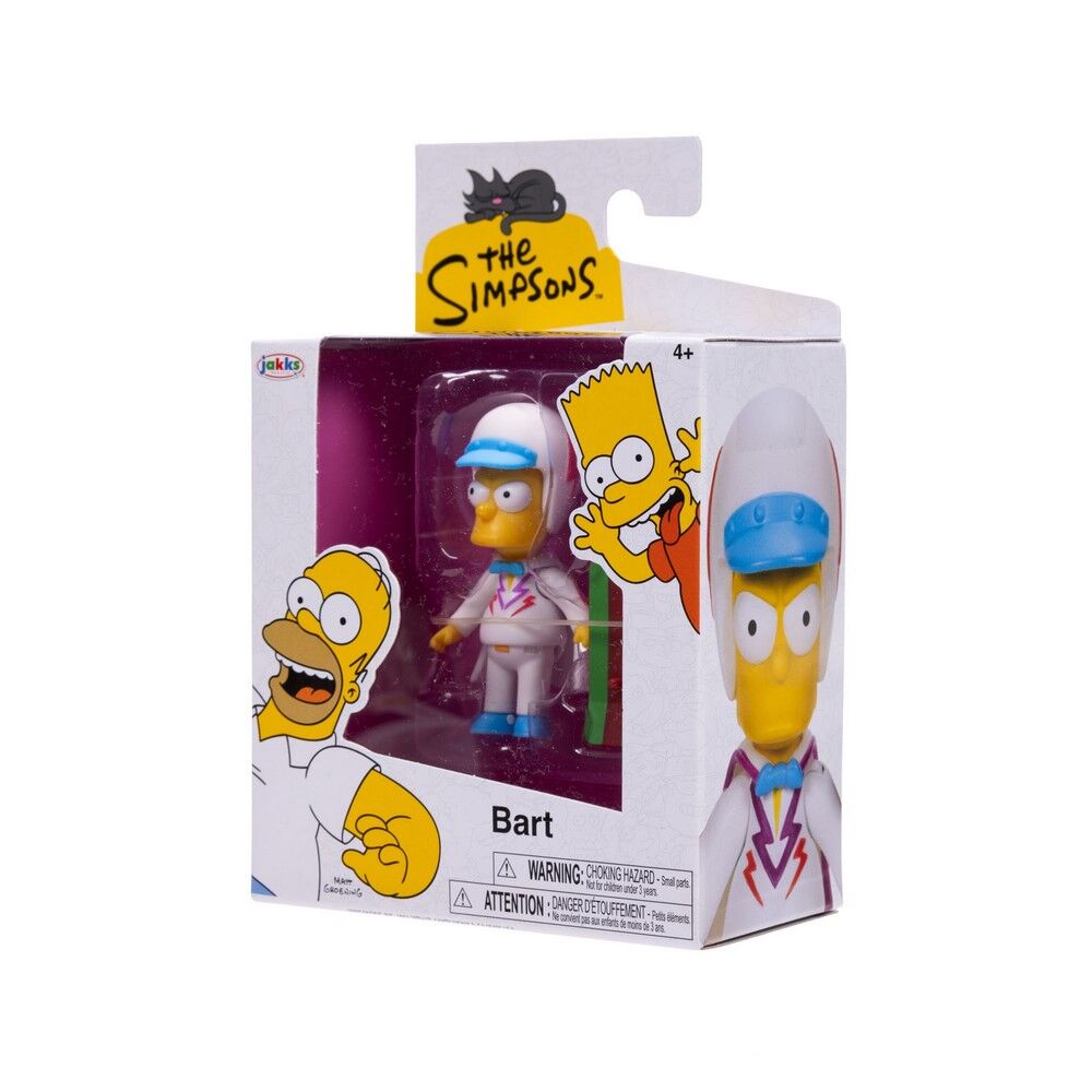 The Simpsons Bart 2.5 Inch Action Figure with Skateboard Accessory