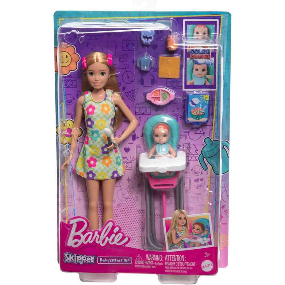 Barbie Skipper Babysitters Inc Dolls & Playset - Blonde