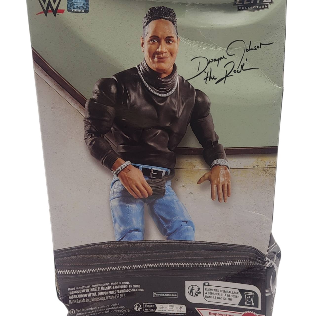 WWE Elite Collection The Rock TrueFX Figure – Damaged Packaging