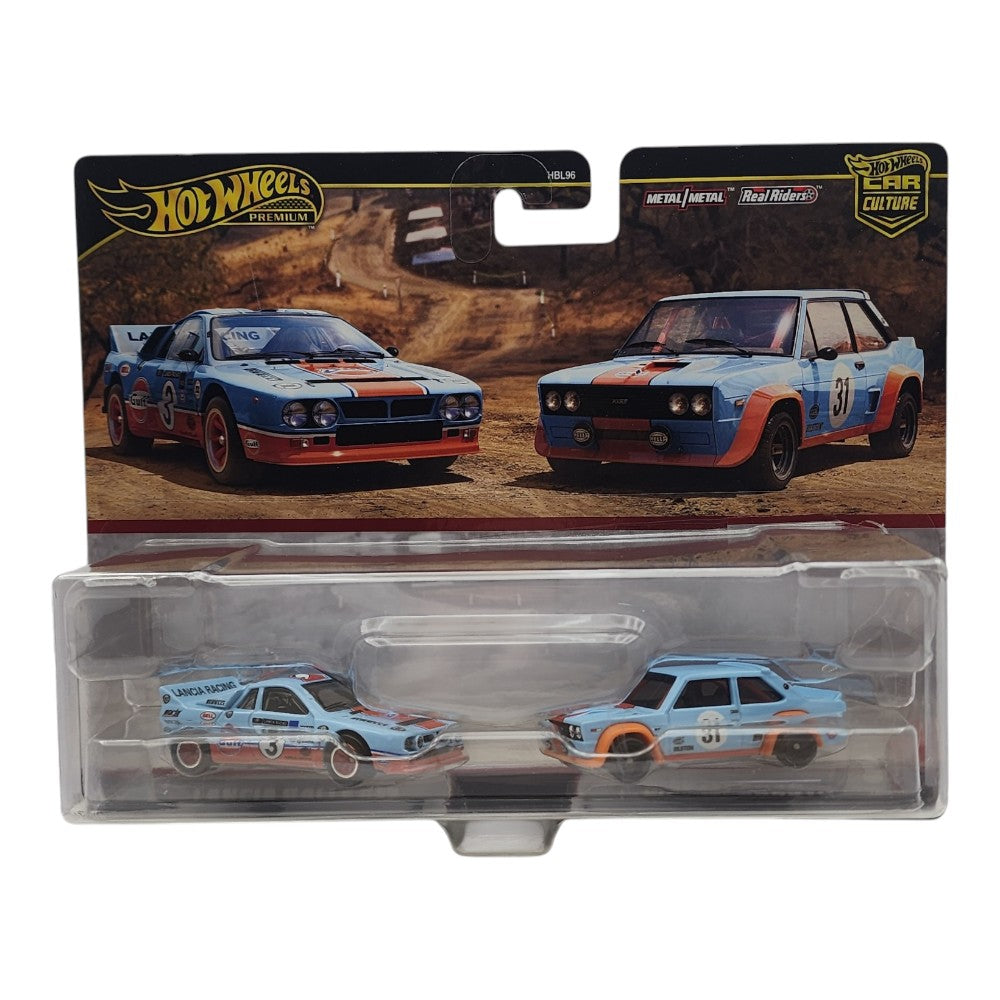 Hot Wheels Premium Car Culture Lancia Rally 2-Pack – Damaged Packaging
