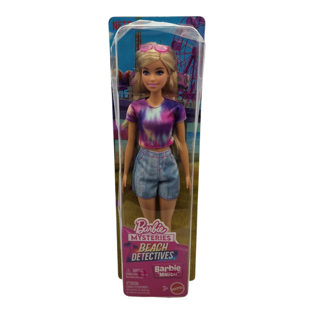 Barbie Mysteries Beach Detectives Barbie “Malibu” Doll – Damaged Packaging