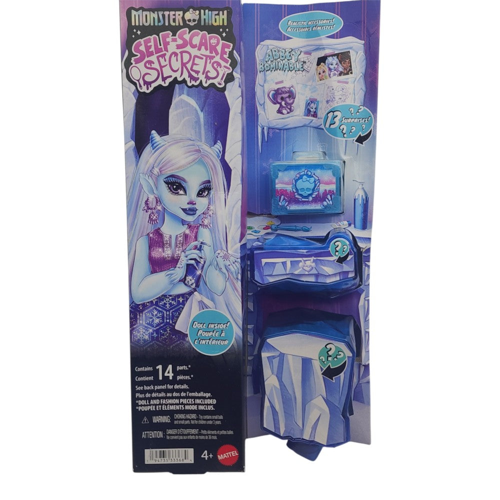 Monster High Self-Scare Secrets Abbey Bominable Doll – Damaged Packaging