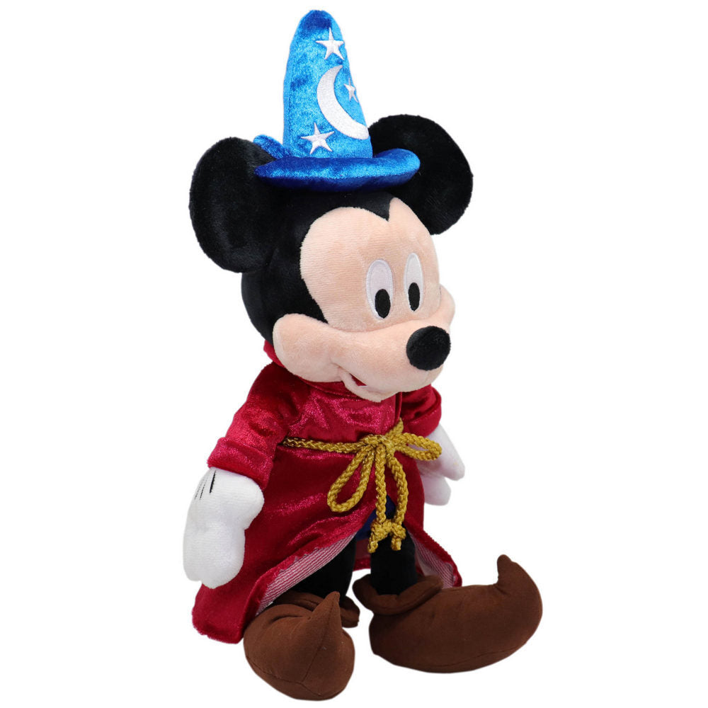 Disney Sorcerer Mickey Mouse Sequined Plush Fantasia 80th Anniversary 15  Plush NWT 