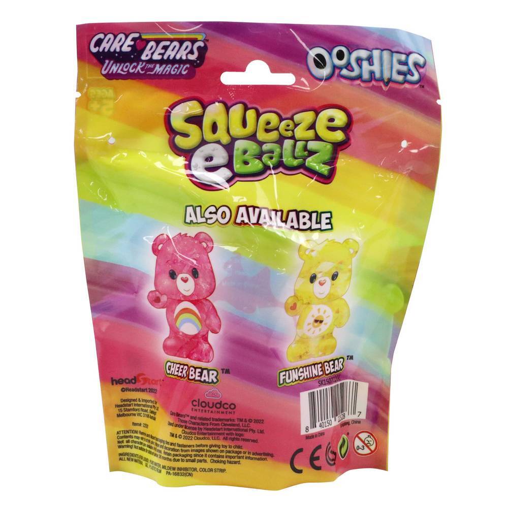 Care Bears Unlock the Magic Ooshies Squeeze E Ballz - Cheer Bear