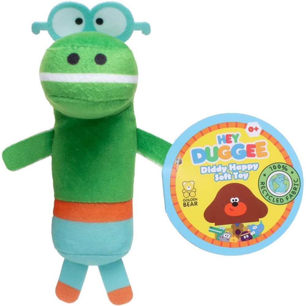 Hey Duggee Diddy Soft Toy - Happy