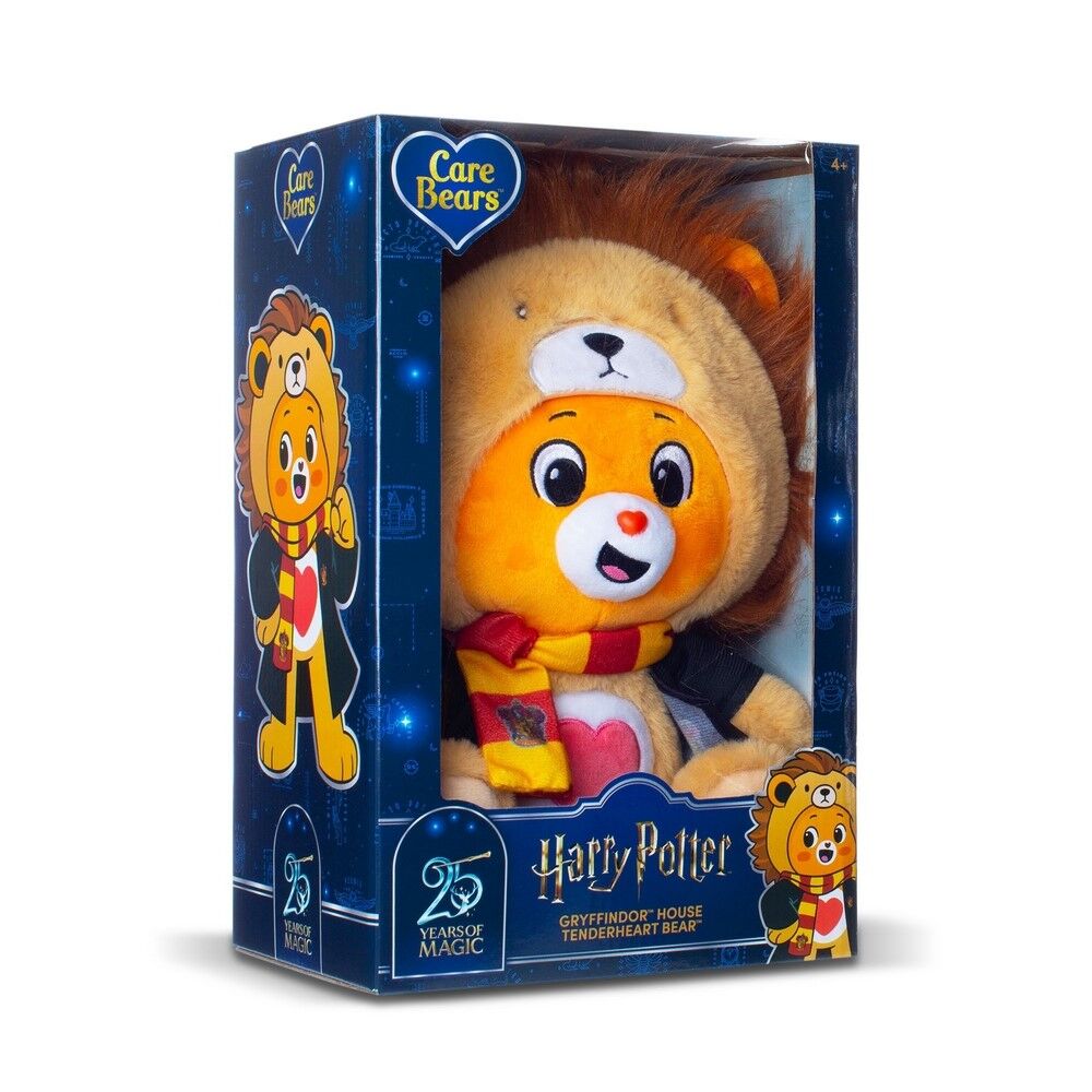 Care Bear Harry Potter Hoodie Plush Tenderheart Bear 25 Years of Magic - Gryffindor House