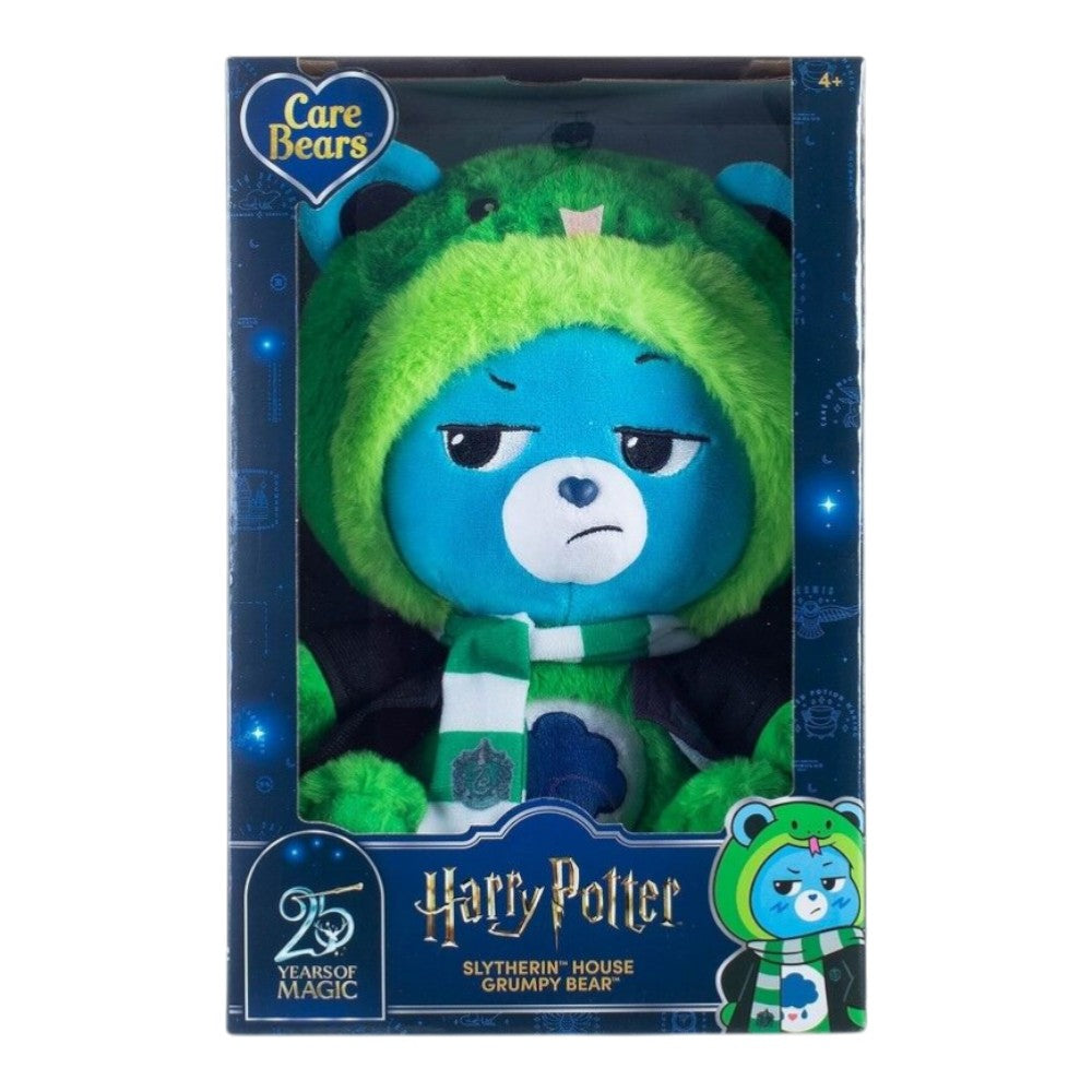 Care Bear Harry Potter Hoodie Plush 25 Years of Magic - Slytherin House Grumpy Bear