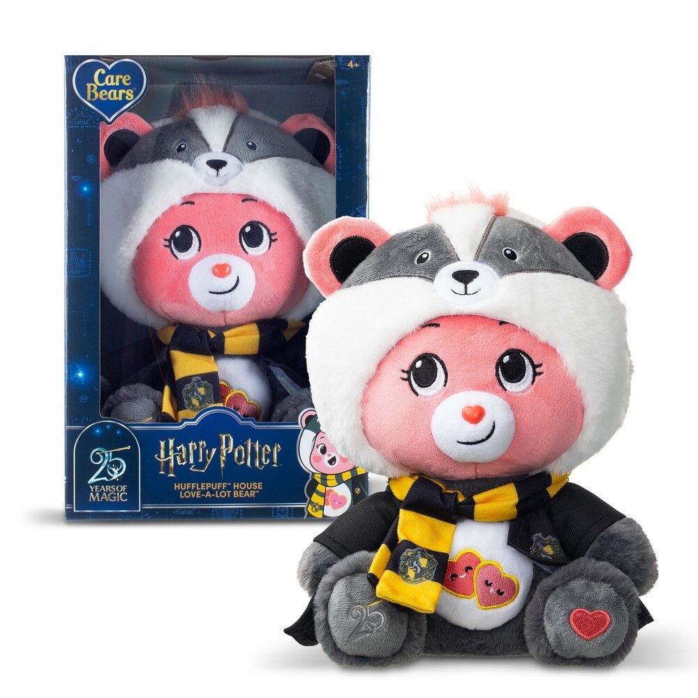 Care Bear Harry Potter Hoodie Plush 25 Years of Magic - Hufflepuff House Love-A-Lot Bear
