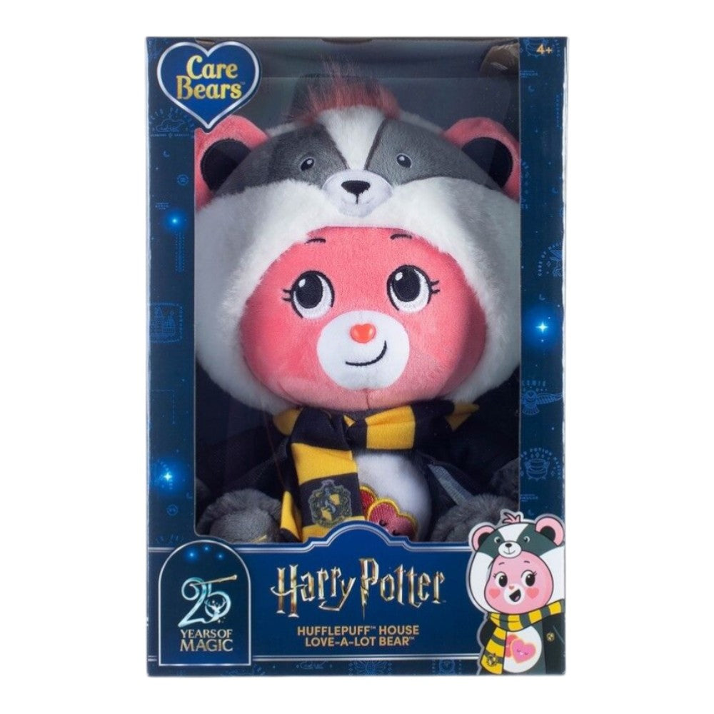 Care Bear Harry Potter Hoodie Plush 25 Years of Magic - Hufflepuff House Love-A-Lot Bear