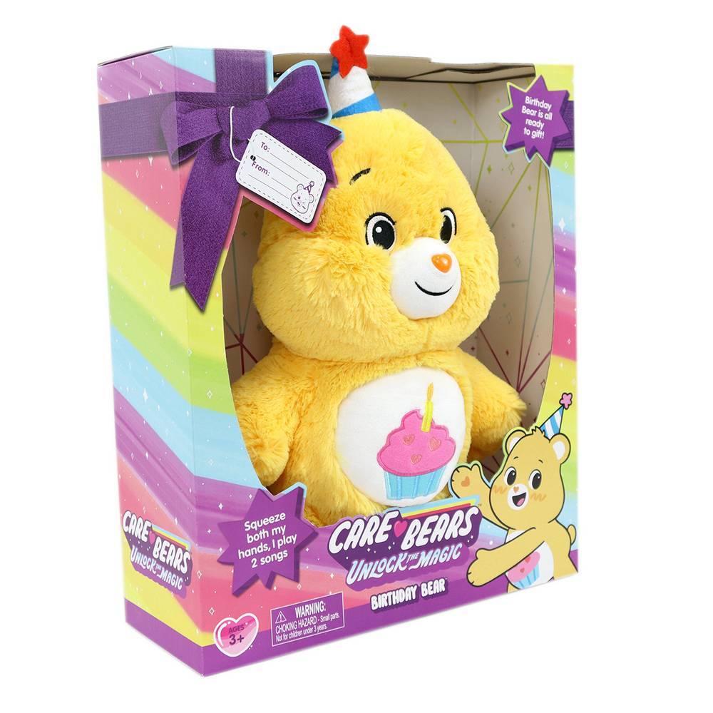 Care Bears Unlock The Magic Singing Plush - Birthday Bear