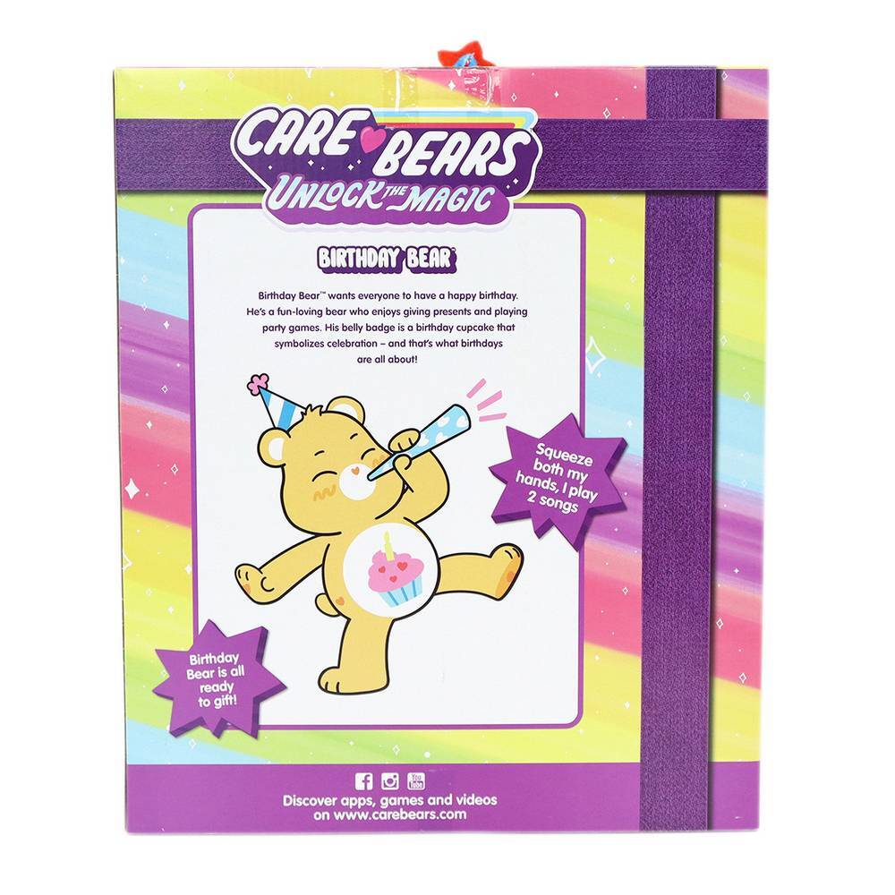 Care Bears Unlock The Magic Singing Plush - Birthday Bear