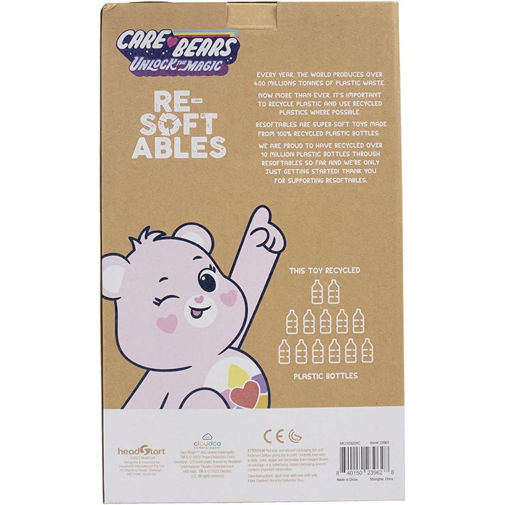 Resoftables Care Bears Plush 35cm - True Heart Bear