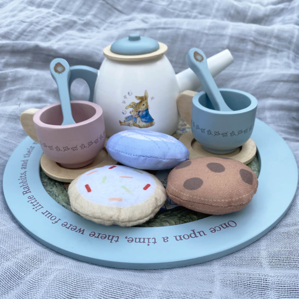 Peter Rabbit - 11 Piece Wooden Tea Party Set