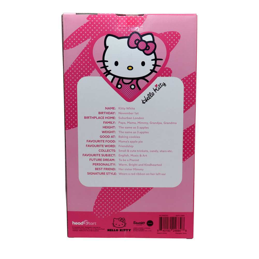 Hello Kitty Plush - Sparkly Pink Bow (12")