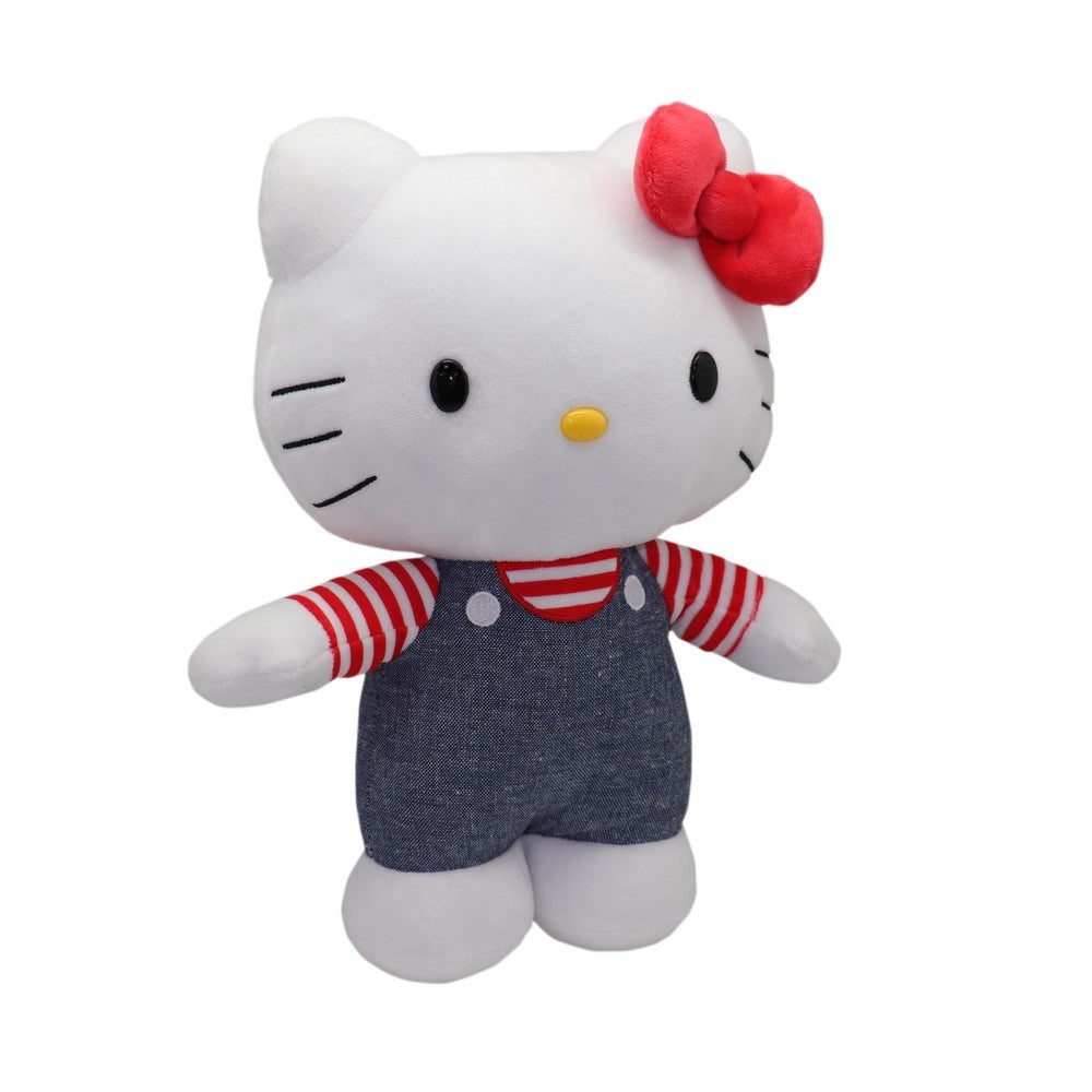 Hello Kitty Plush - Denim Overalls (12")