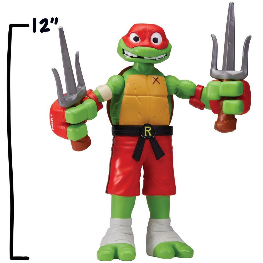 TMNT TV 12'' Roll and Punch Figure Raphael