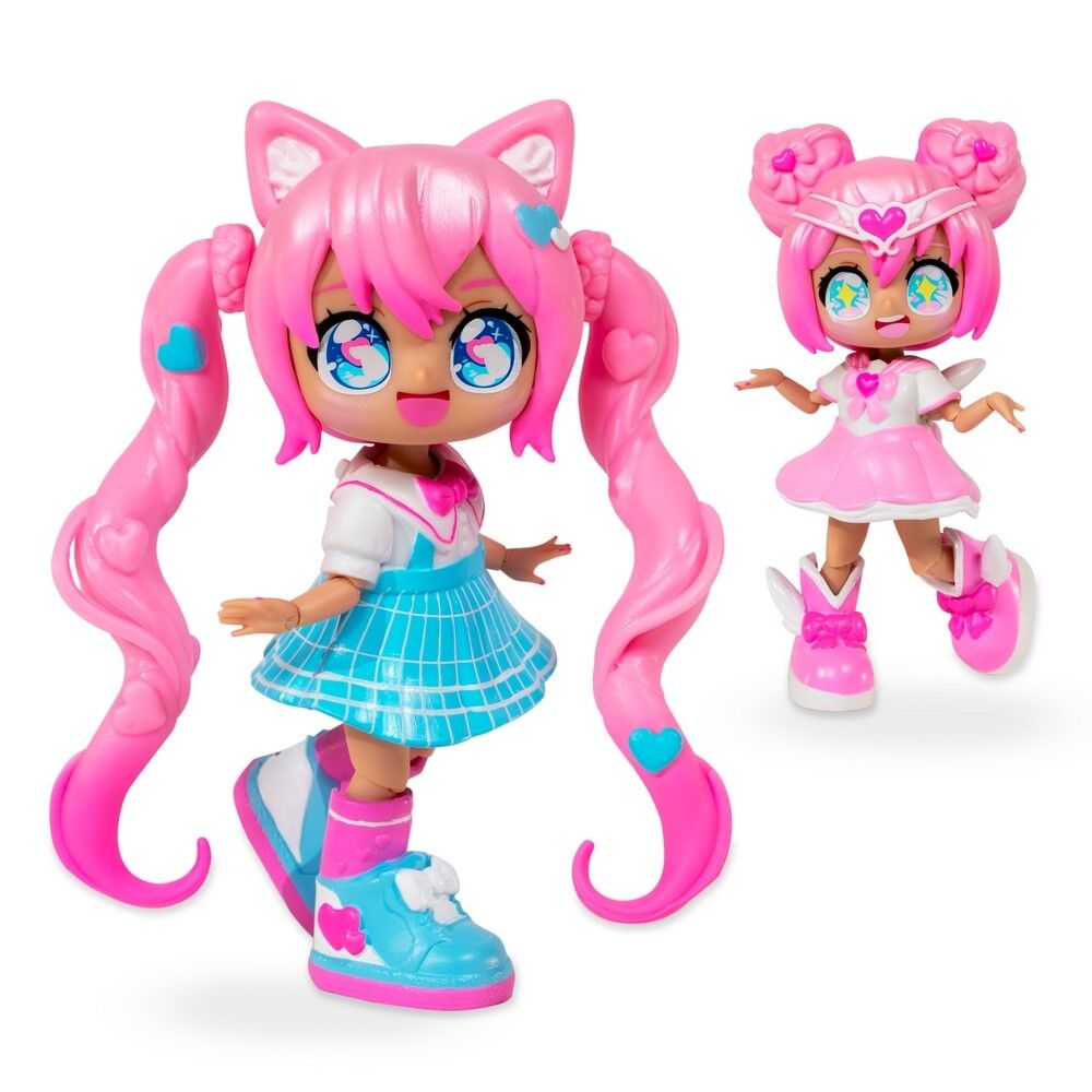 Animakii Doll with School Girl + Magical Girl