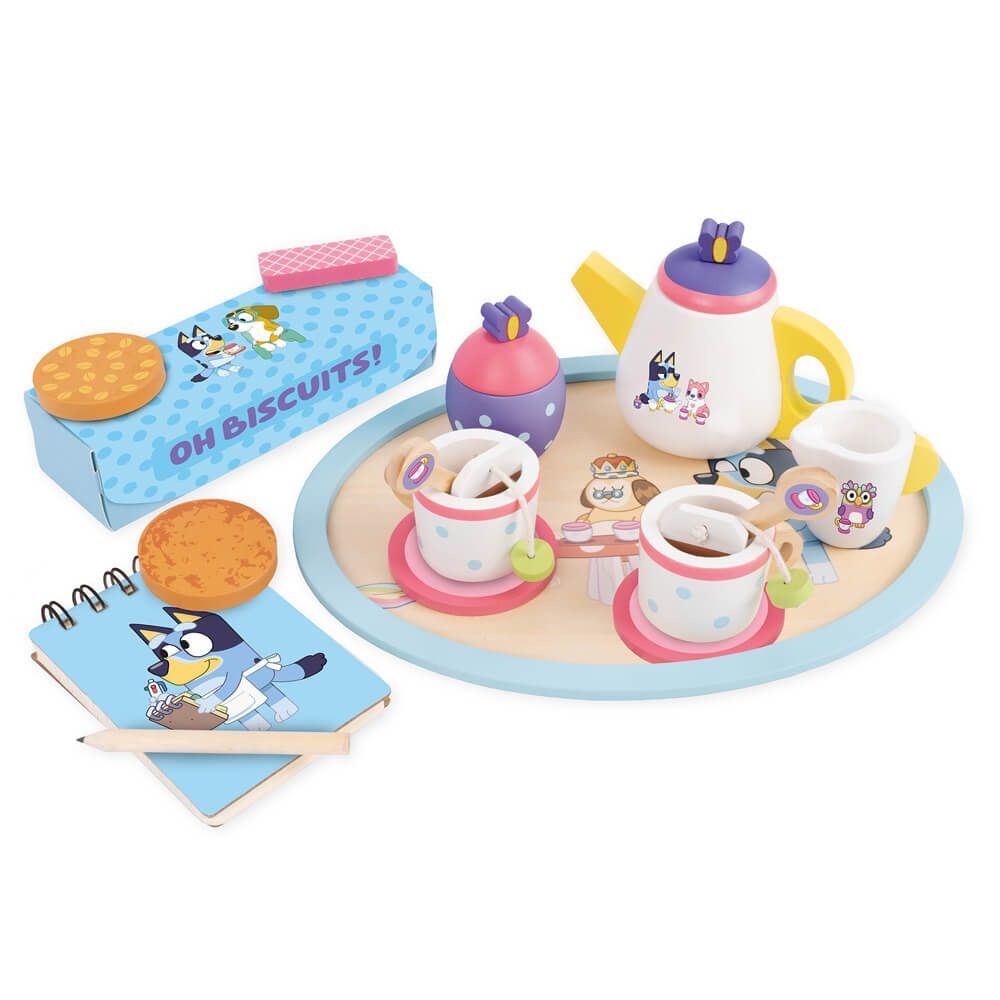 Bluey - Wooden Tea Party Set