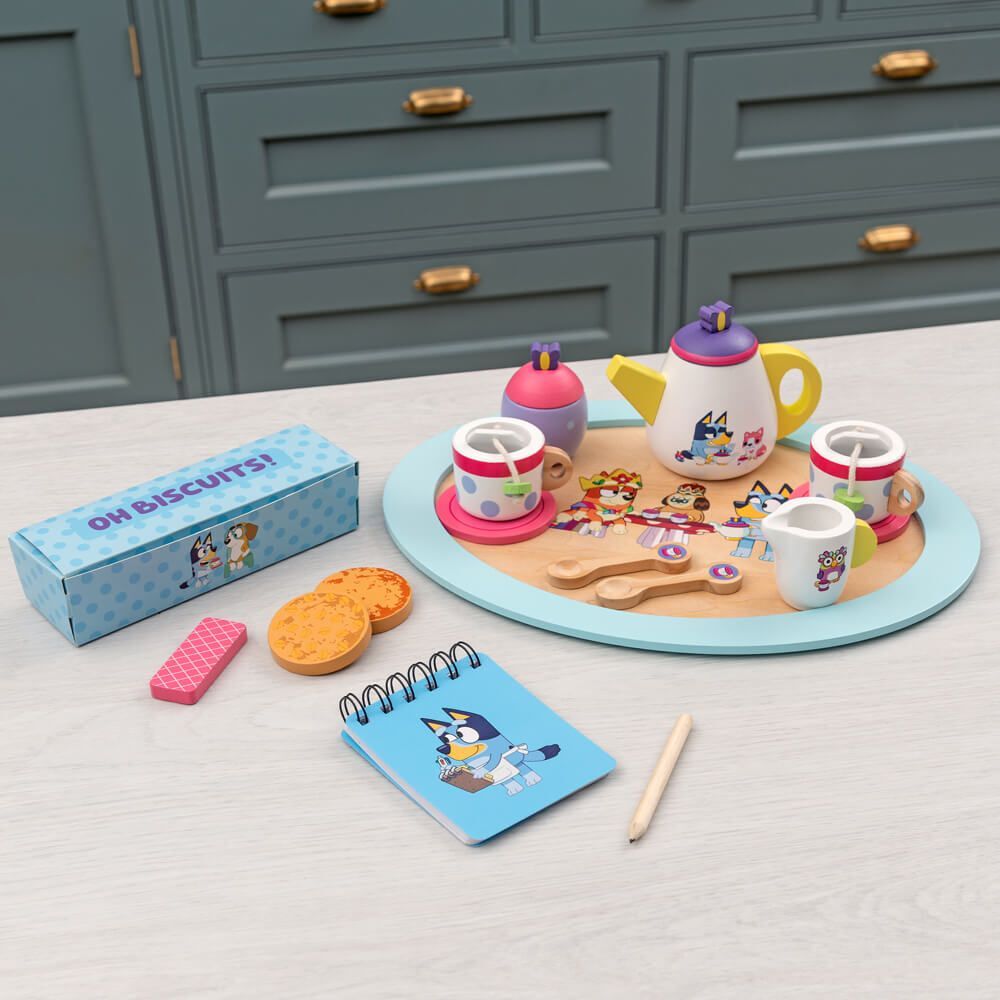 Bluey - Wooden Tea Party Set