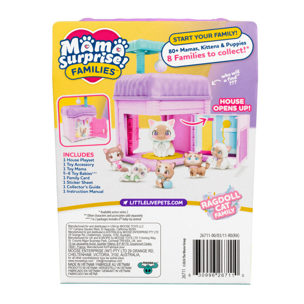 Little Live Pets Mama Surprise Families - Ragdoll Cat Family