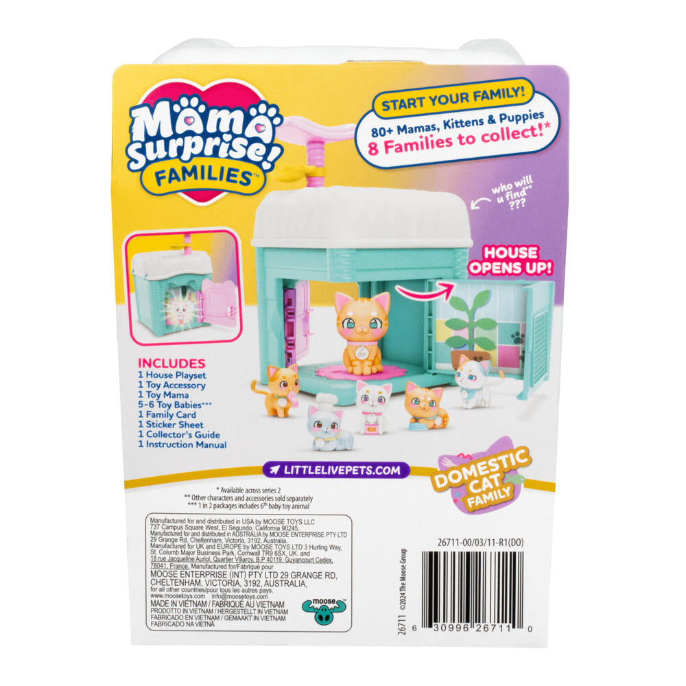 Little Live Pets Mama Surprise Families - Domestic Cat