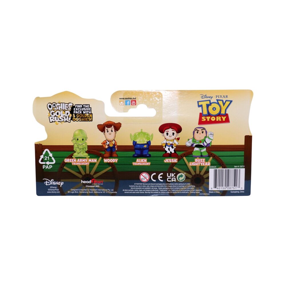 Ooshies Disney Pixar Toy Story 5-Pack Pencil Toppers