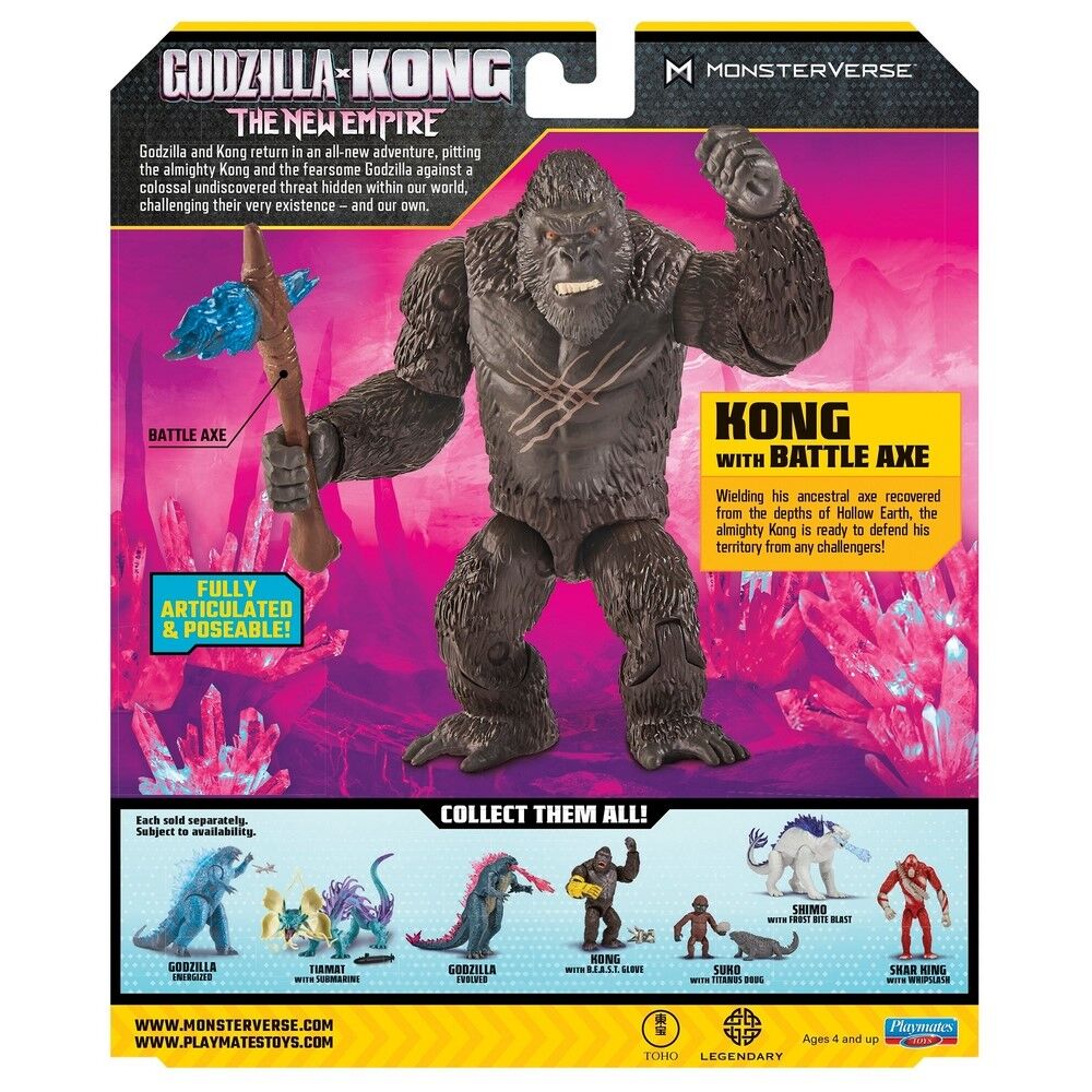 Godzilla X Kong The New Empire Kong With Battle Axe