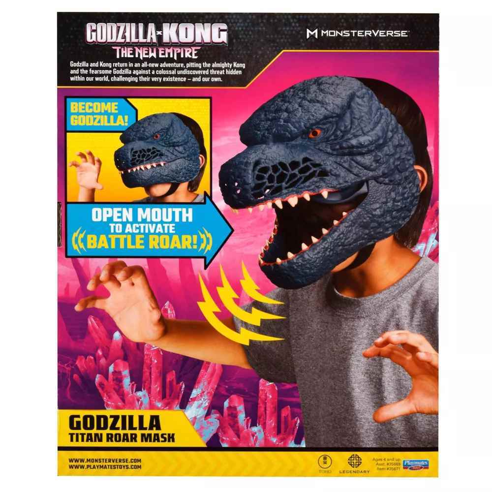 Godzilla x Kong The New Empire - Godzilla Titan Roar Mask