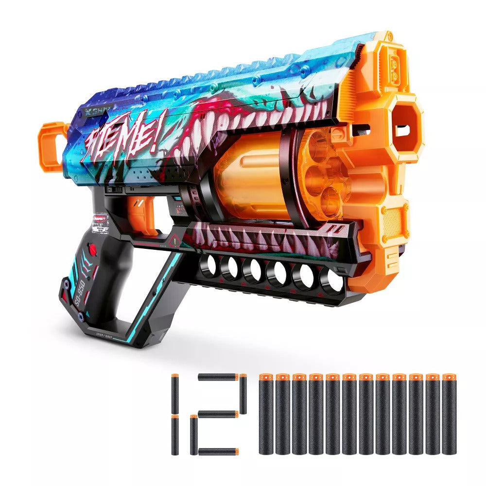 Zuru X Shot Skins Griefer - Shark Thrasher (12 Darts)