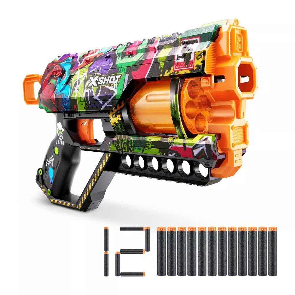 Zuru X Shot Skins Griefer - Graffiti (12 Darts)