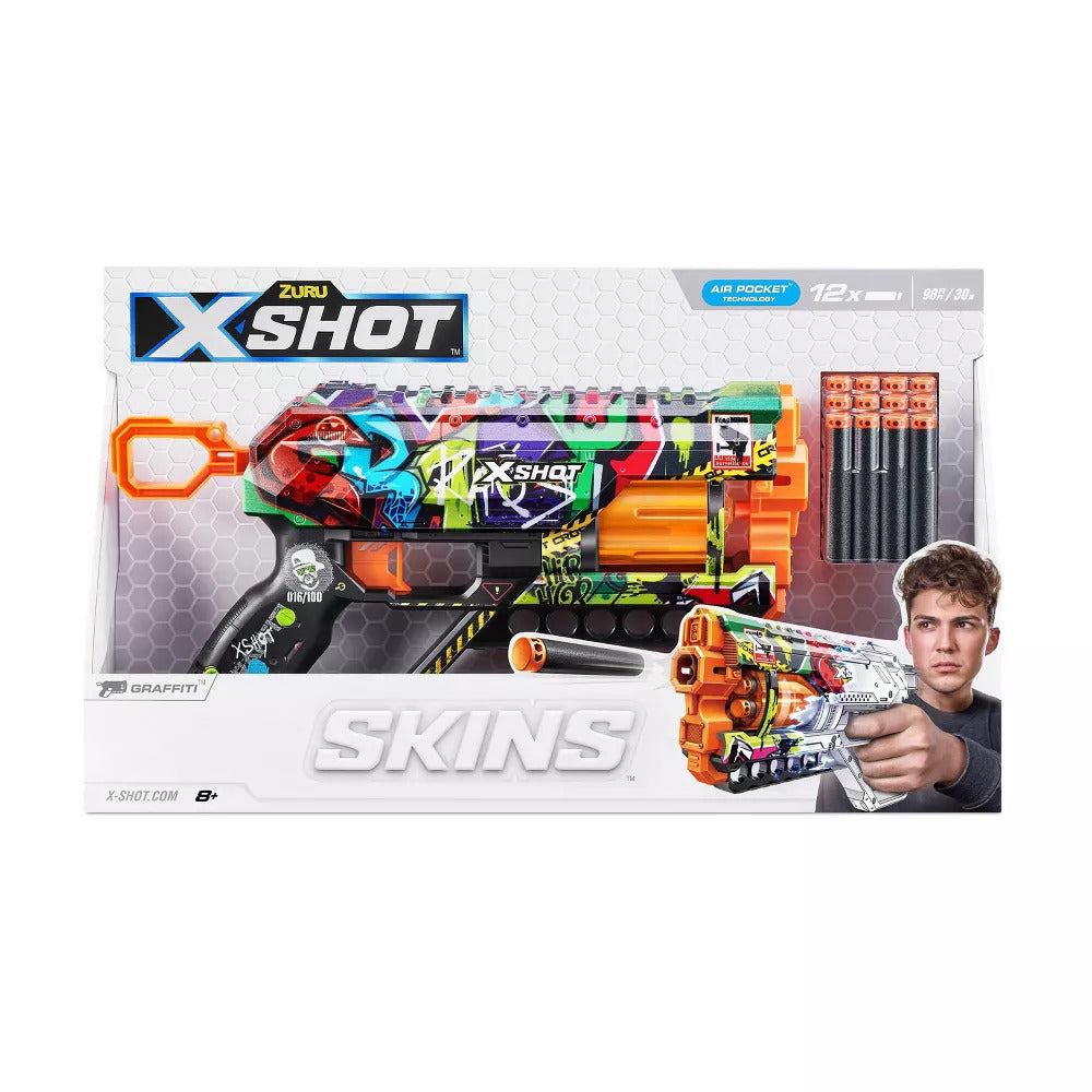 Zuru X Shot Skins Griefer - Graffiti (12 Darts)