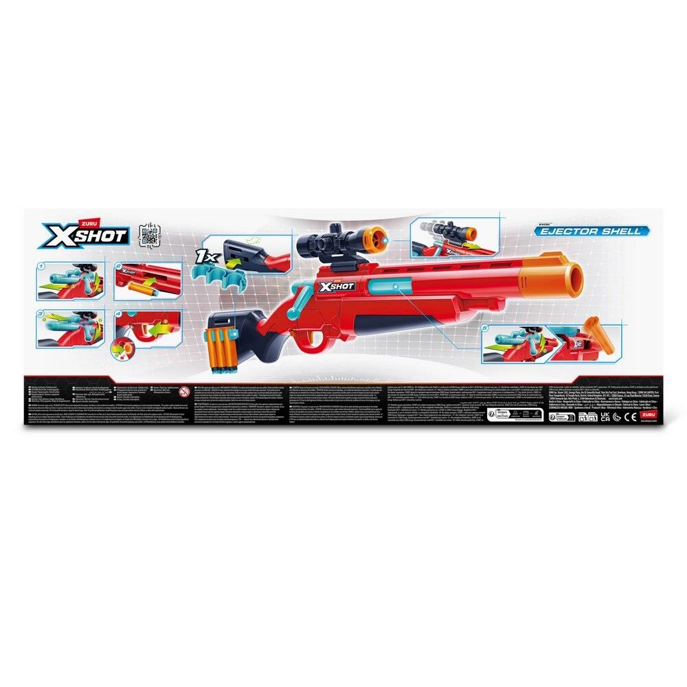 ZURU XSHOT Excel Bolt Action Rifle with 16 Darts