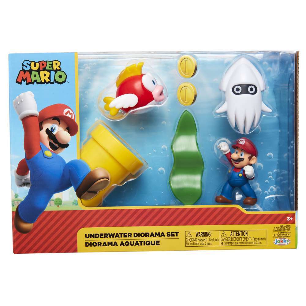 World of Nintendo Super Mario - Underwater Diorama Set