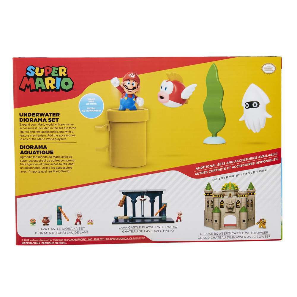 World of Nintendo Super Mario - Underwater Diorama Set