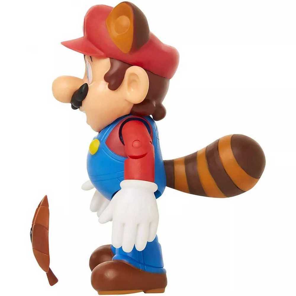 Super Mario Articulated Figure 4" - Raccoon Mario with Super Leaf