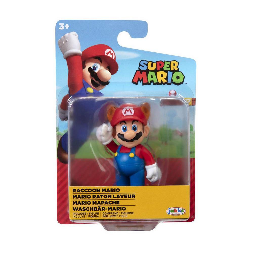 Super Mario Mini Figure 2.5" - Raccoon Mario