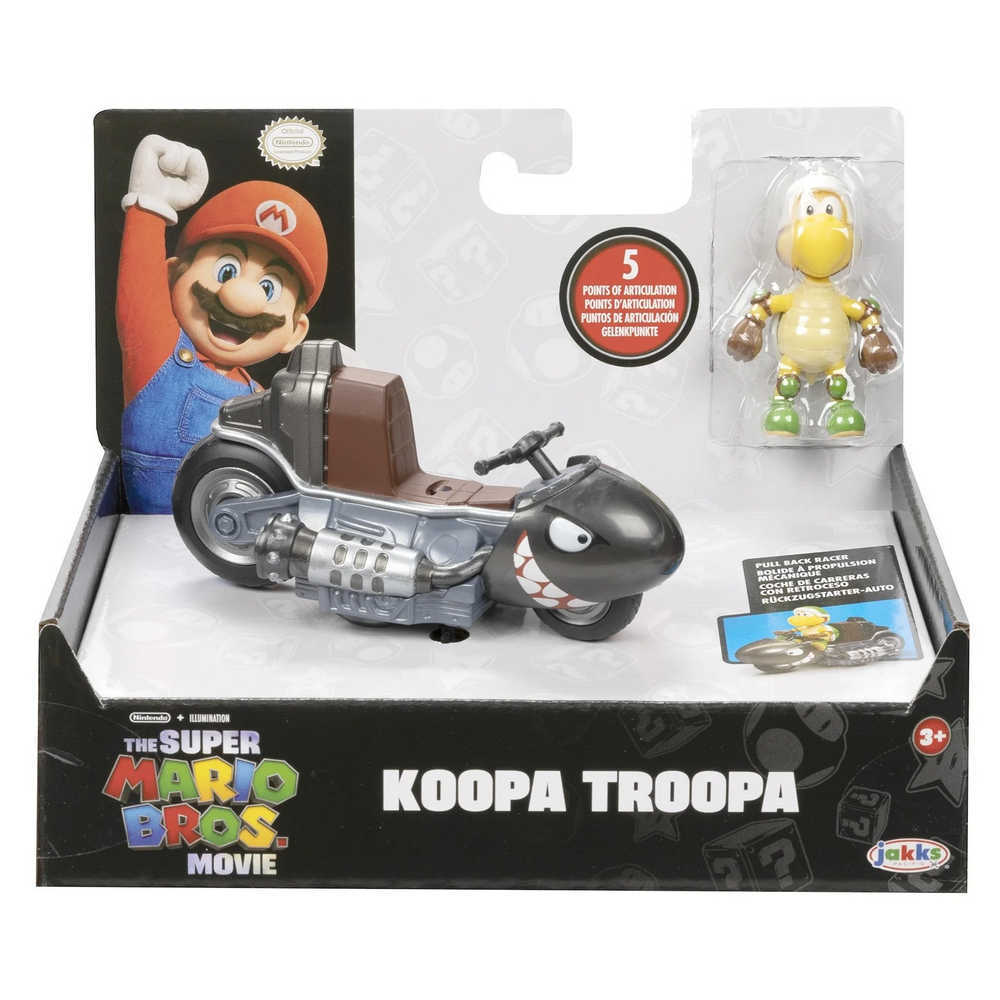 The Super Mario Bros Movie Figure Set - Koopa Troopa & Vehicle
