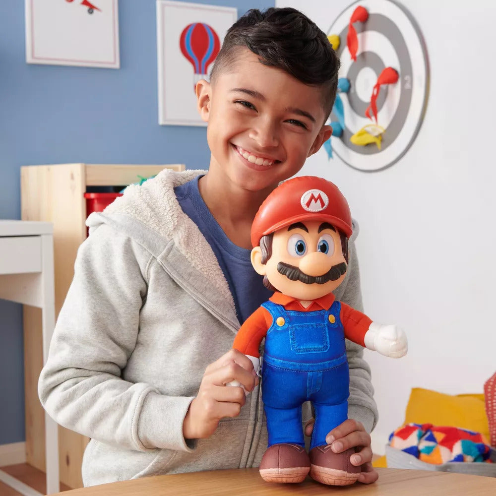 The Super Mario Bros Movie Poseable Plush - Mario