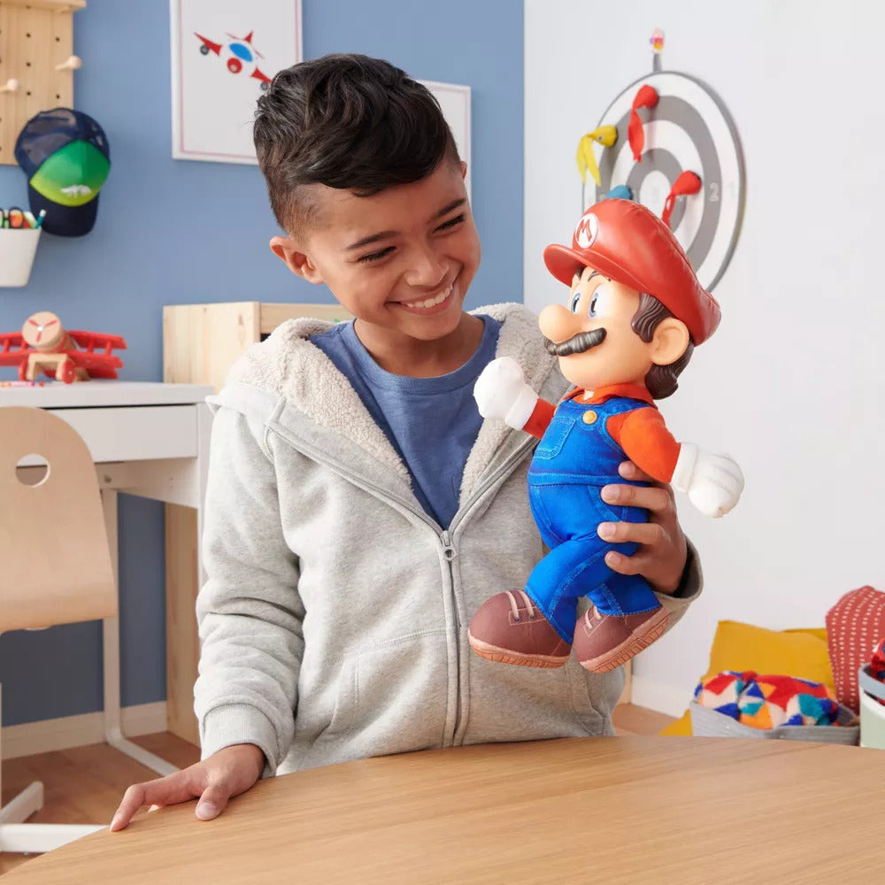 The Super Mario Bros Movie Poseable Plush - Mario