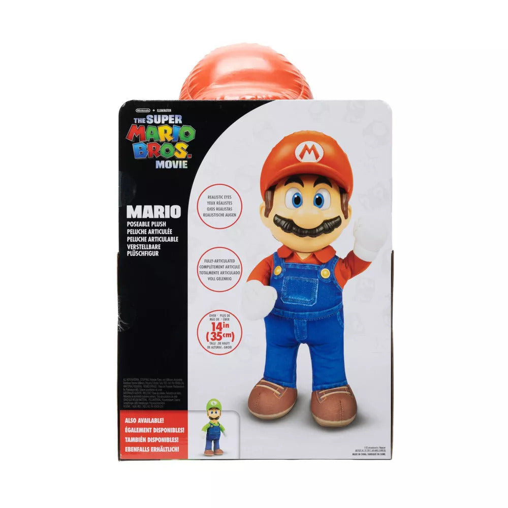 The Super Mario Bros Movie Poseable Plush - Mario