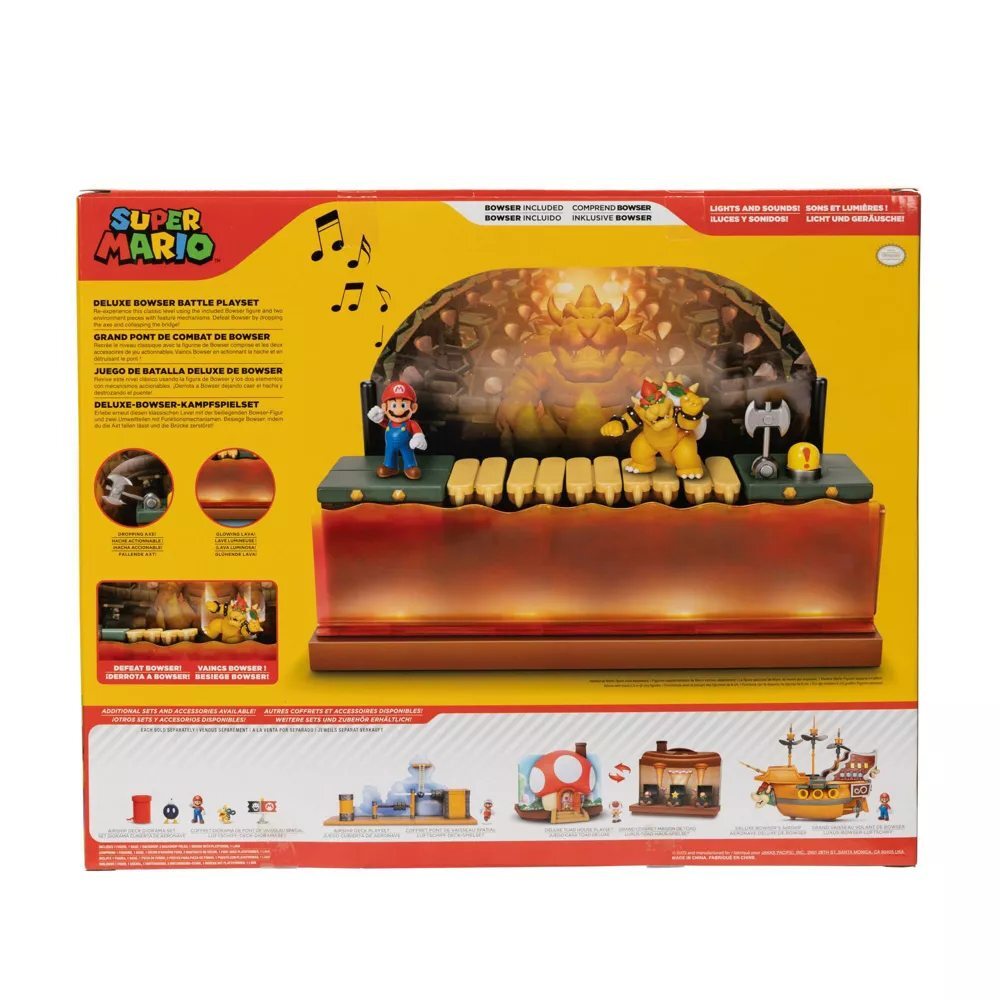 Super Mario - Deluxe Bowser Battle Playset