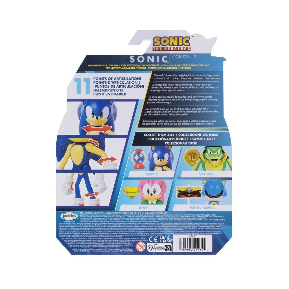 Sonic The Hedgehog 4" Figures - Sonic