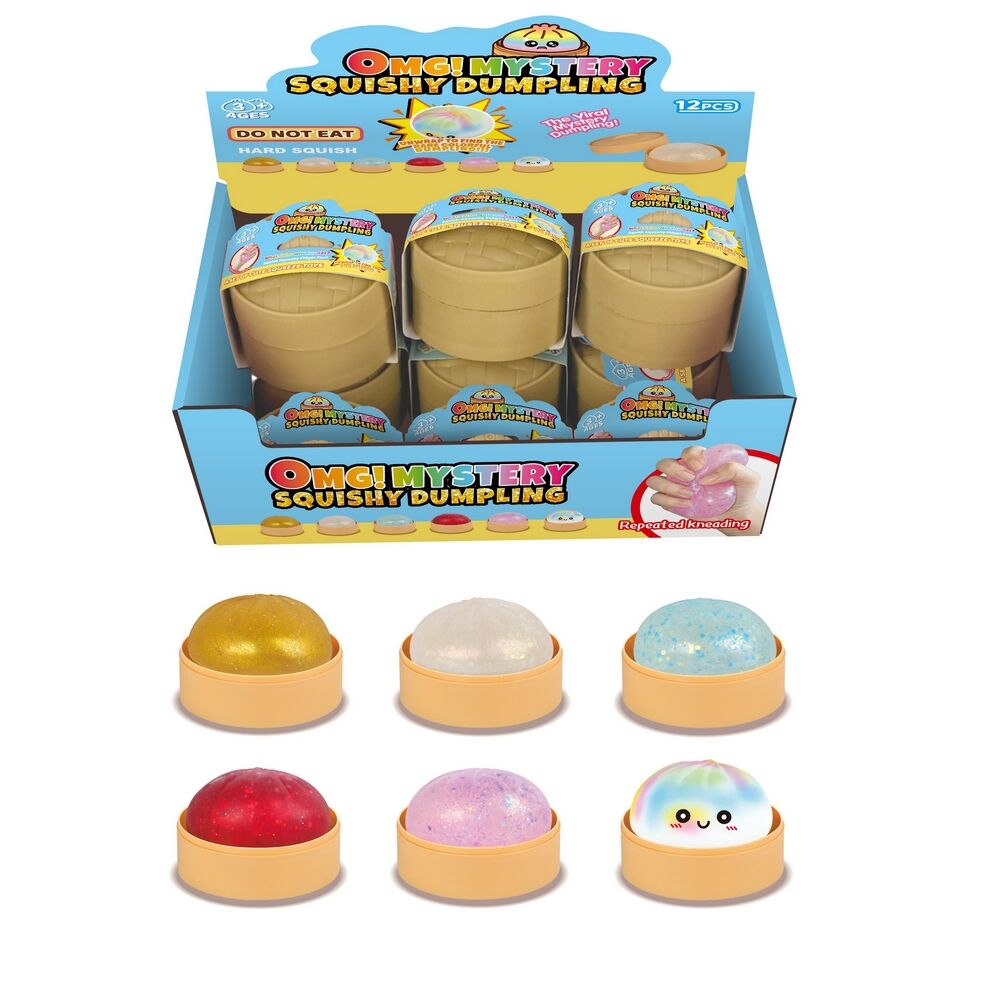 Squishy Mystery Holographic 8.5cm Dumpling Randomly Selected