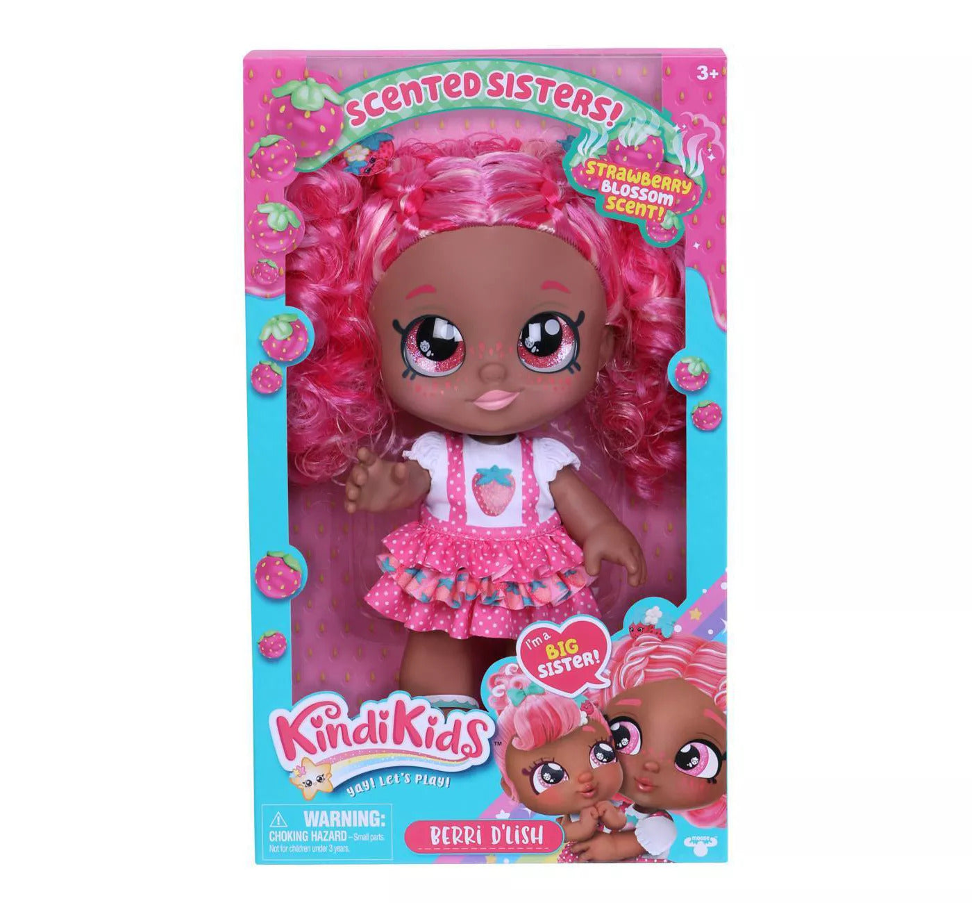 Kindi Kids Scented Sisters Doll - Berri Dlish